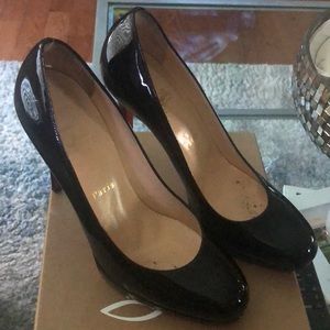 Christian Loubouton Simple Pump 120 Patent Shoes